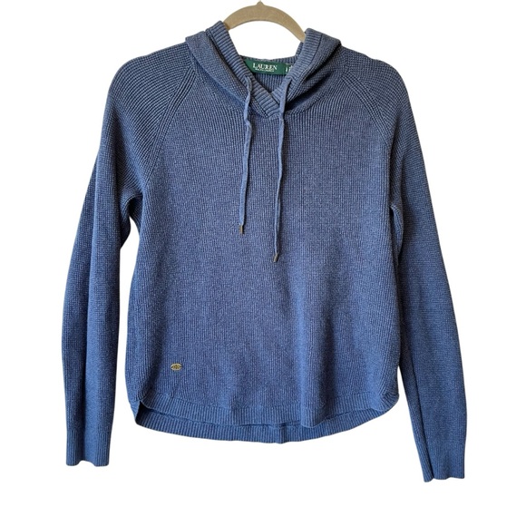 Lauren Ralph Lauren Tops - Lauren Ralph Lauren Blue Hoodie Sweatshirt